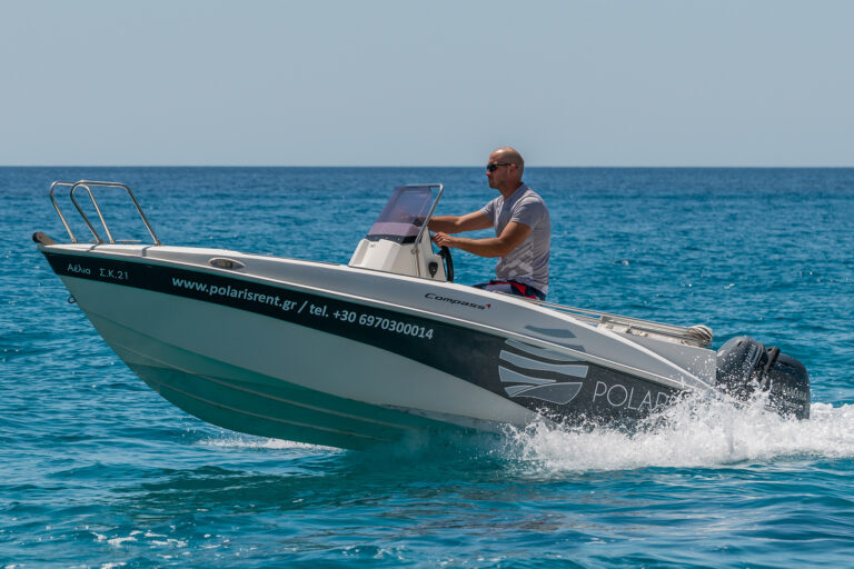 Boat rental experience in Milos — Polaris Rent